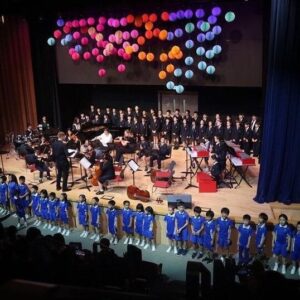 Pure Orchestral Centre presents a collaborative performance featuring its orchestra, chorus and children's choir on the stage of Youth Square Hong Kong.